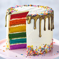 John Whaite's Pride Rainbow cake